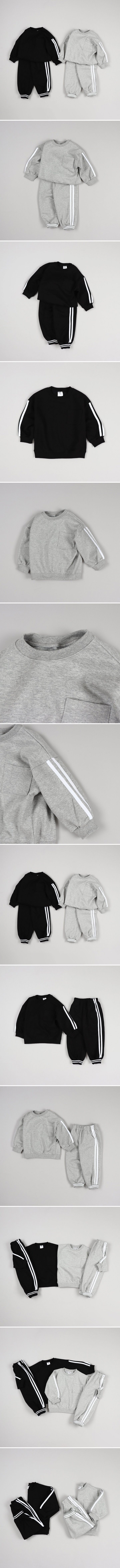 Play - Korean Children Fashion - #prettylittlegirls - Double Line Sweatshirt