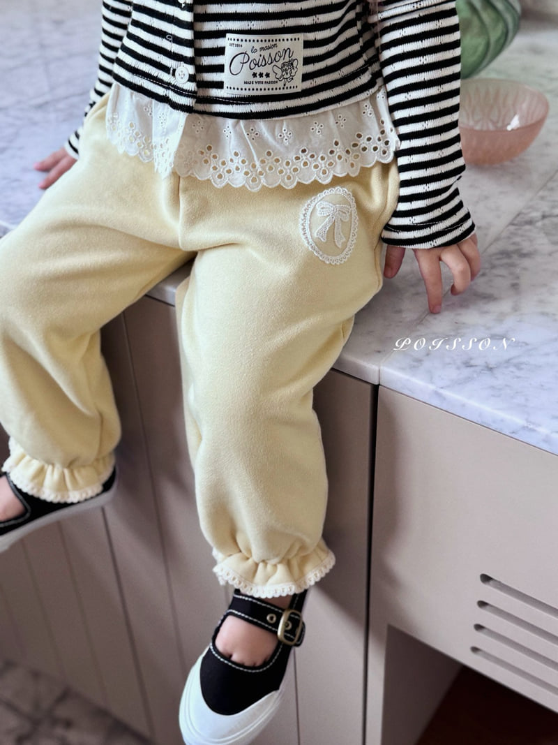 Poisson - Korean Children Fashion - #Kfashion4kids - Frill Jogger Pants - 11