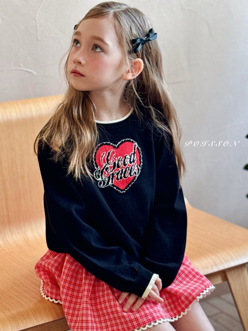Poisson - Korean Children Fashion - #Kfashion4kids - Cozy Heart Sweater - 12