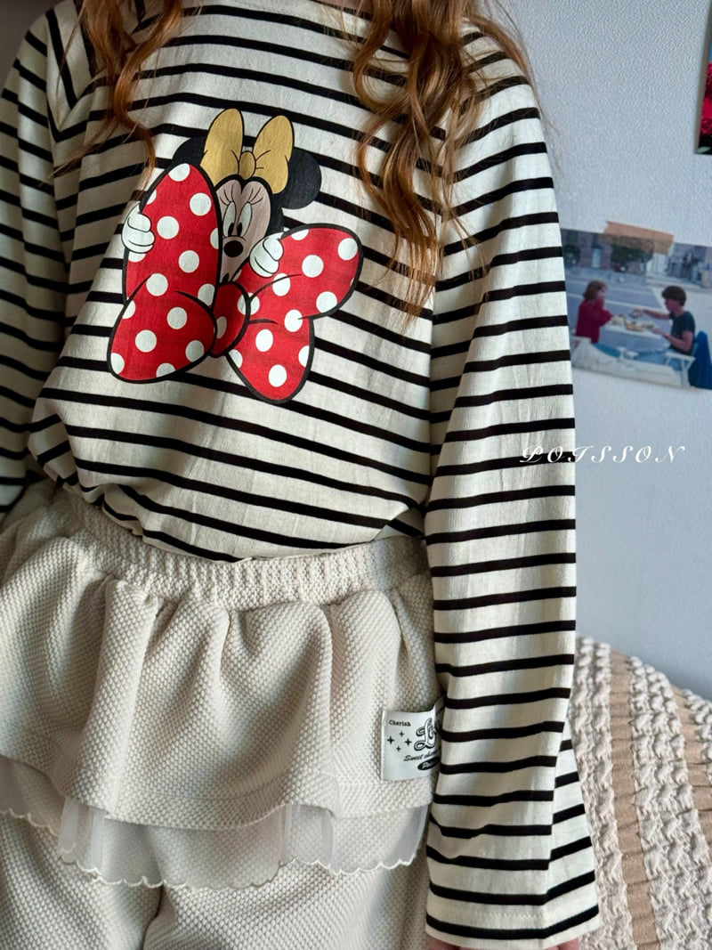 Poisson - Korean Children Fashion - #Kfashion4kids - M Striped Tee - 12