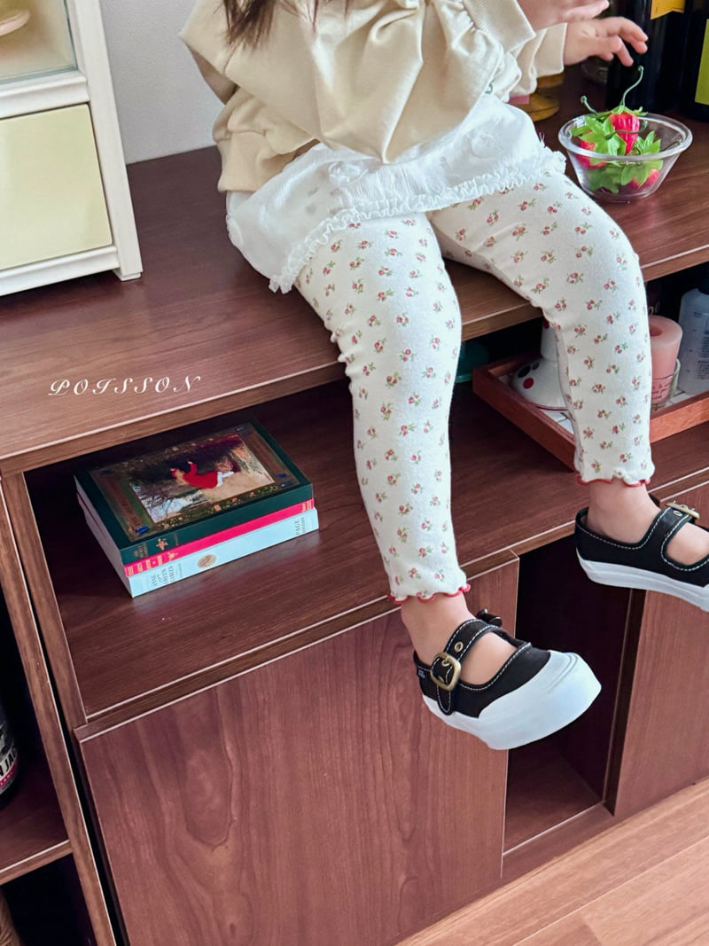Poisson - Korean Children Fashion - #Kfashion4kids - Flower Leggings - 11