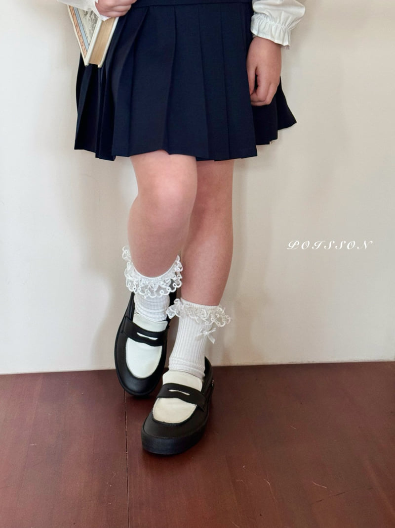 Poisson - Korean Children Fashion - #stylishchildhood - Frill Lace Socks - 4