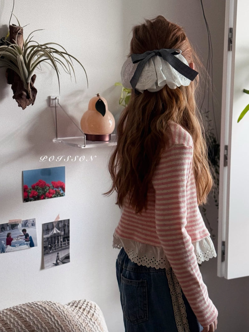 Poisson - Korean Children Fashion - #childofig - Bloom Ribbon Big Hair Pin - 11