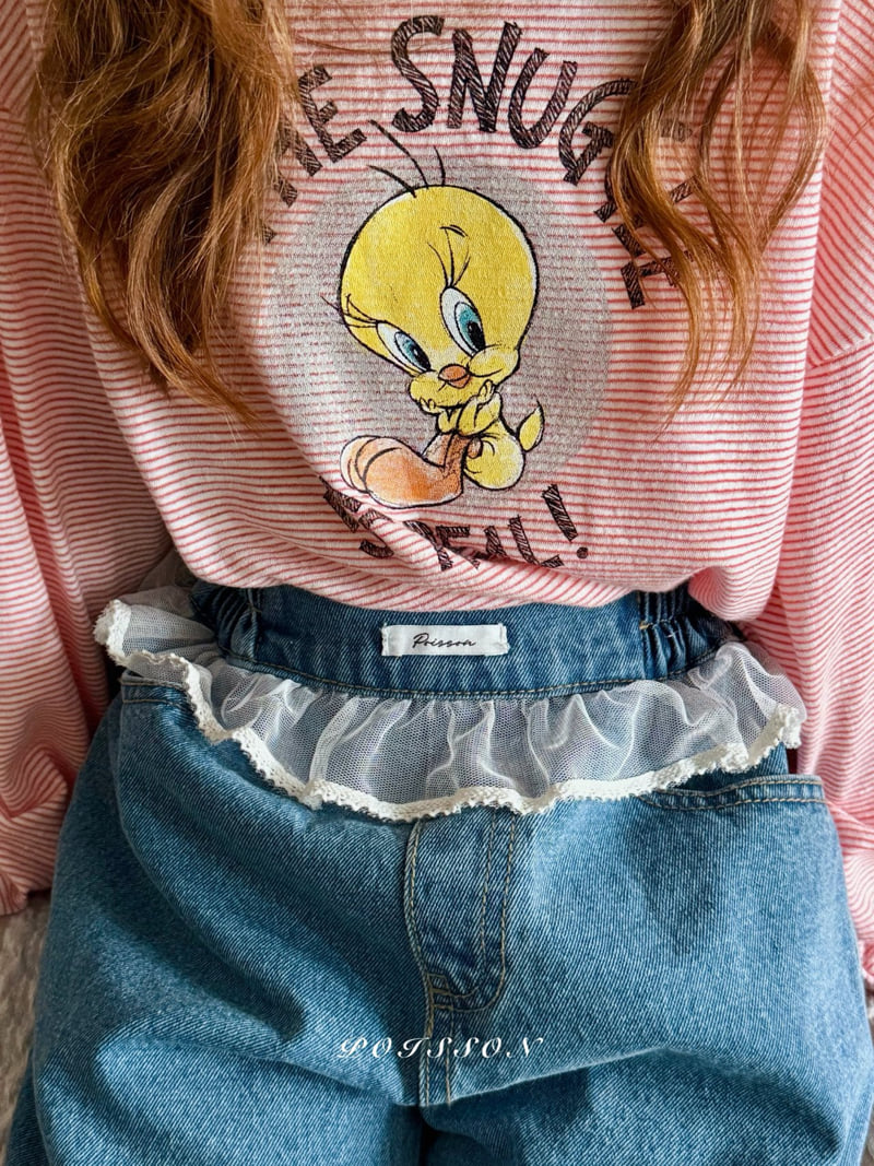Poisson - Korean Children Fashion - #childofig - Looney Striped Tee - 5