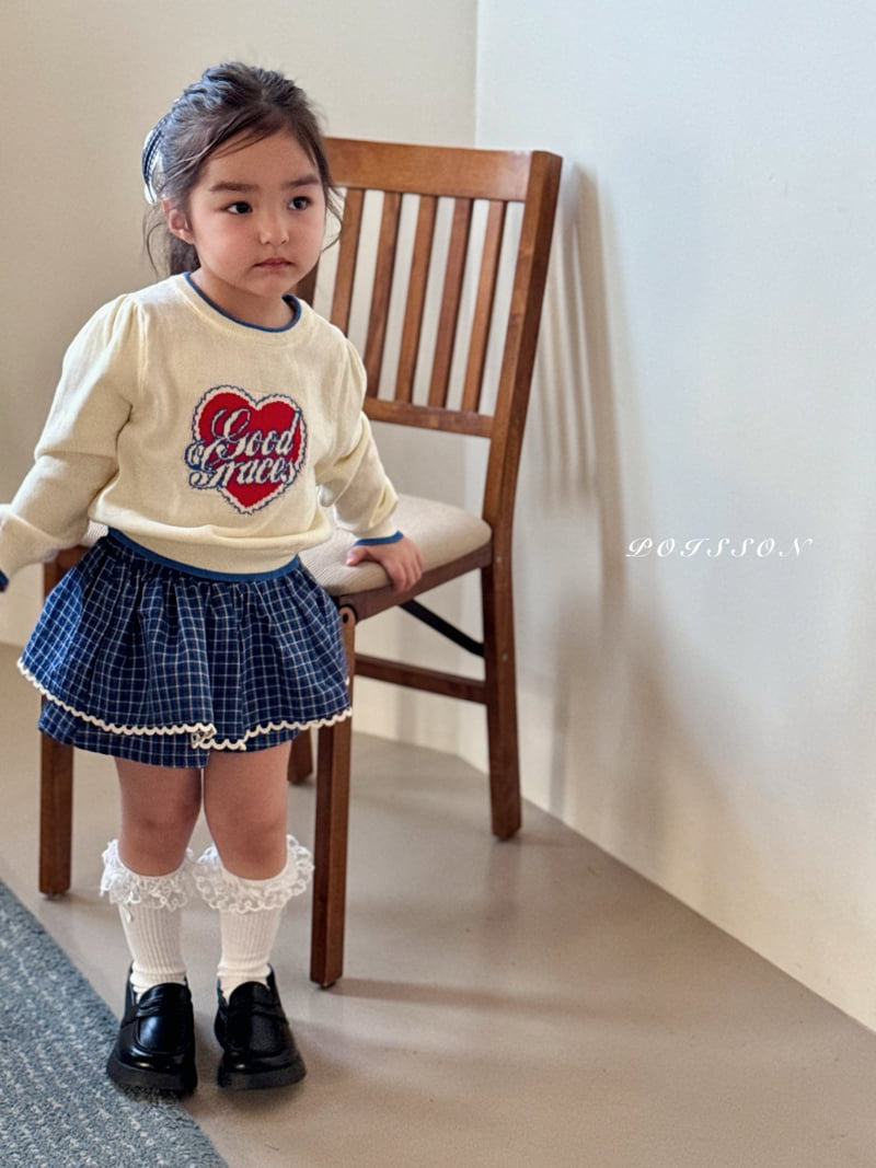 Poisson - Korean Children Fashion - #childofig - Cozy Heart Sweater - 4