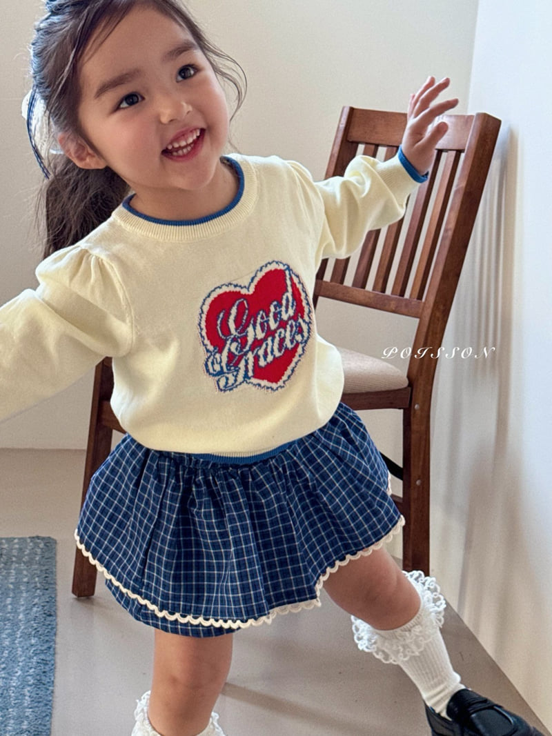 Poisson - Korean Children Fashion - #childrensboutique - Cozy Heart Sweater - 5