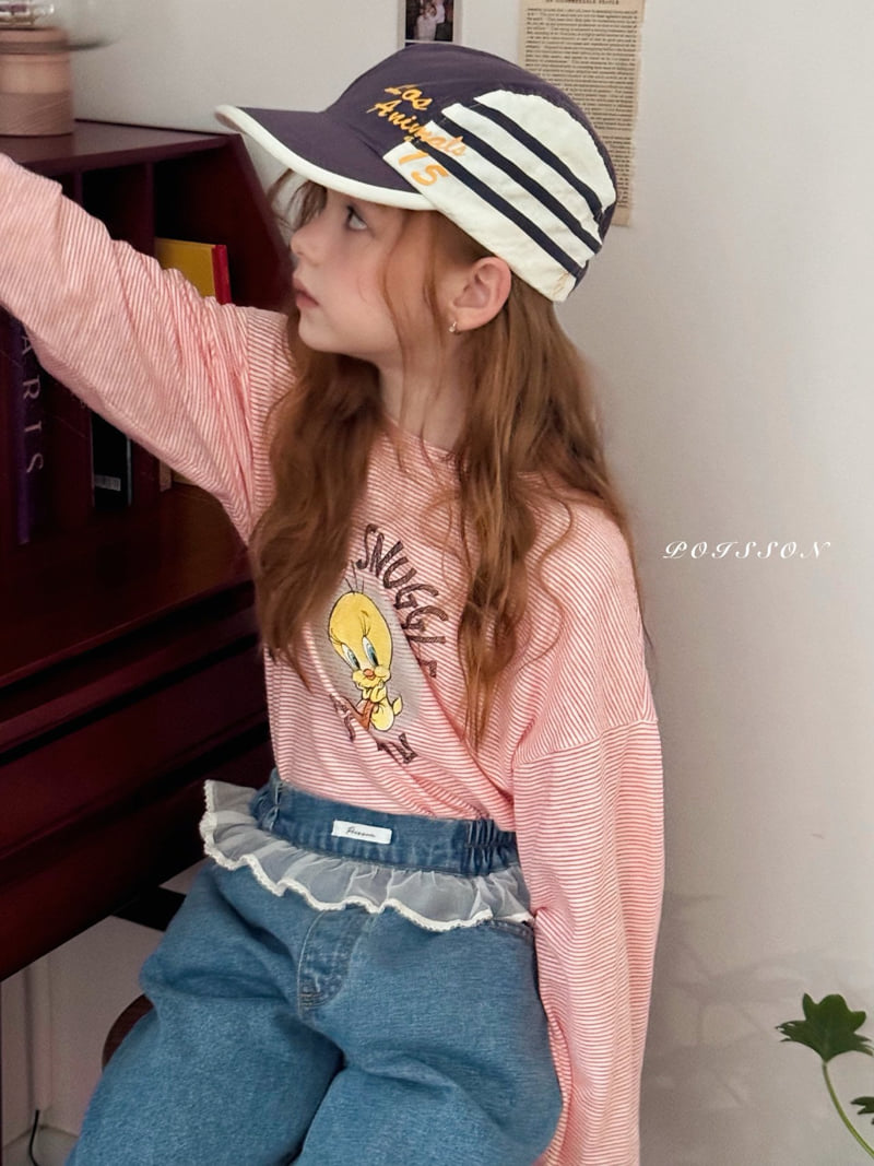 Poisson - Korean Children Fashion - #designkidswear - Looney Striped Tee - 7