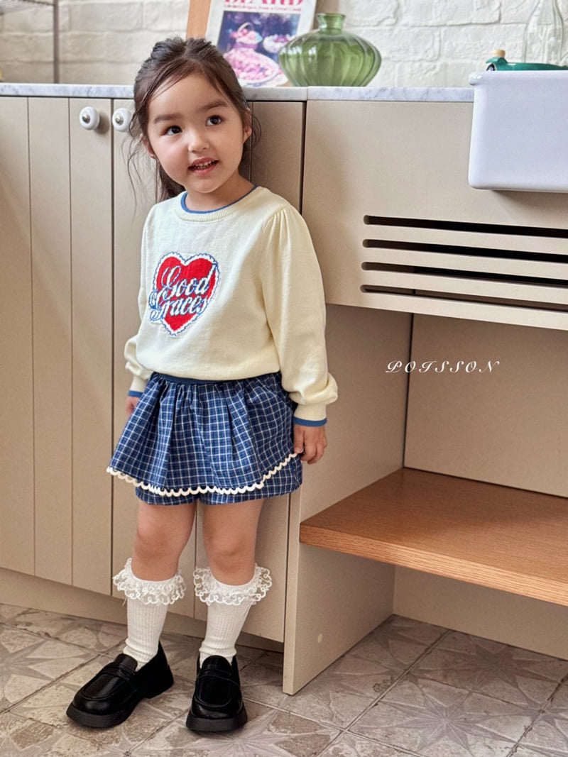 Poisson - Korean Children Fashion - #designkidswear - Cozy Heart Sweater - 6