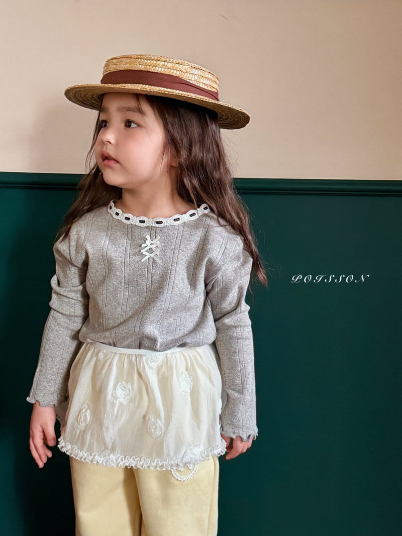 Poisson - Korean Children Fashion - #designkidswear - Mellow Ribbon Tee