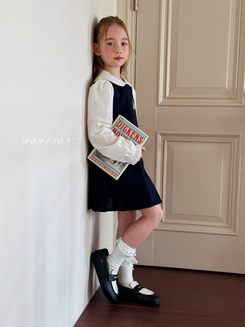 Poisson - Korean Children Fashion - #discoveringself - Preppy One-piece - 9