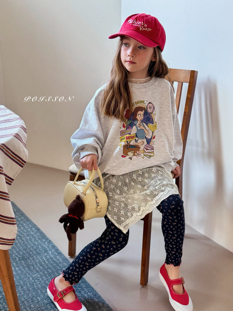 Poisson - Korean Children Fashion - #discoveringself - Flower Leggings - 6
