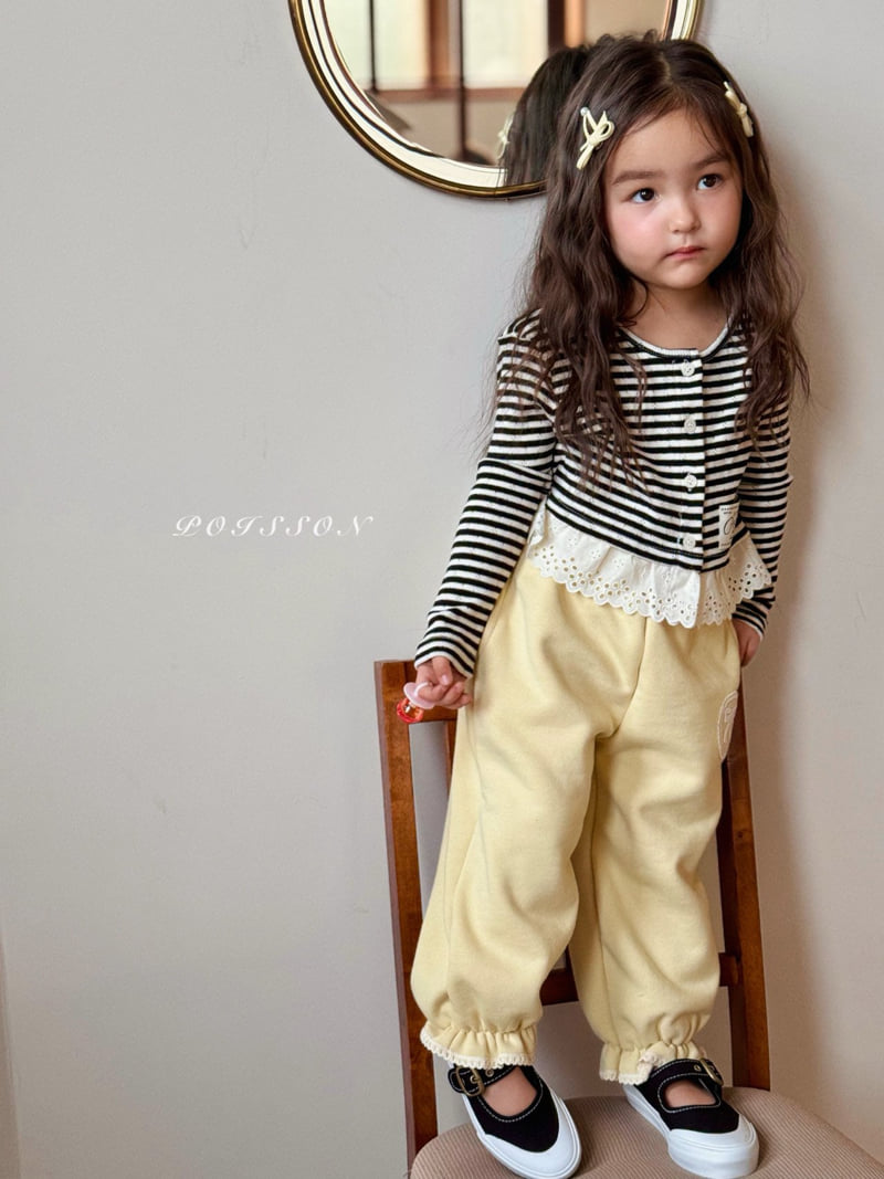 Poisson - Korean Children Fashion - #fashionkids - Frill Jogger Pants - 7