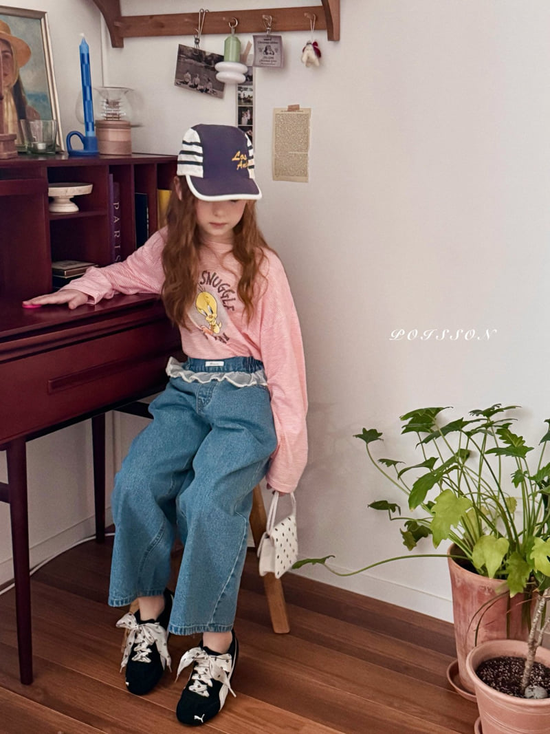 Poisson - Korean Children Fashion - #fashionkids - Looney Striped Tee - 9
