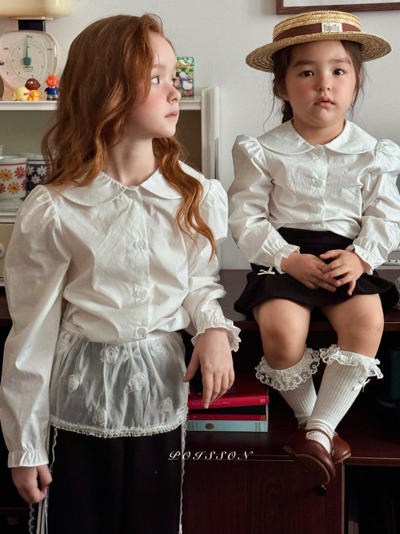 Poisson - Korean Children Fashion - #fashionkids - Bell Collar Shirt