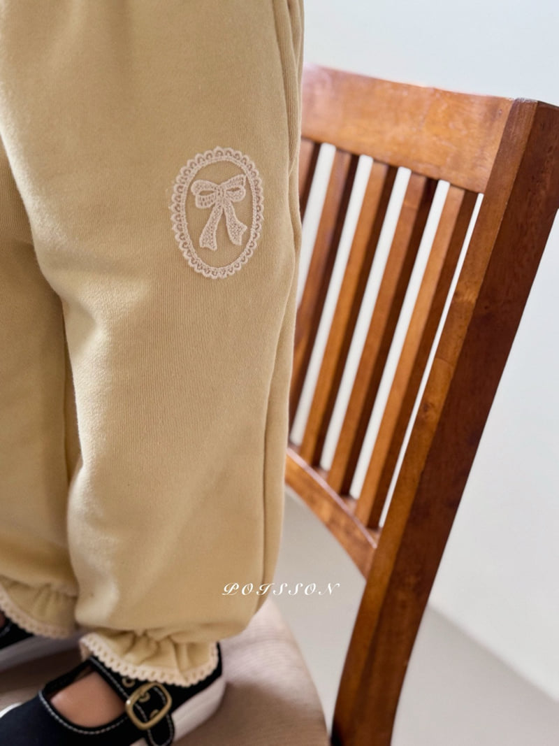 Poisson - Korean Children Fashion - #kidsshorts - Frill Jogger Pants - 8