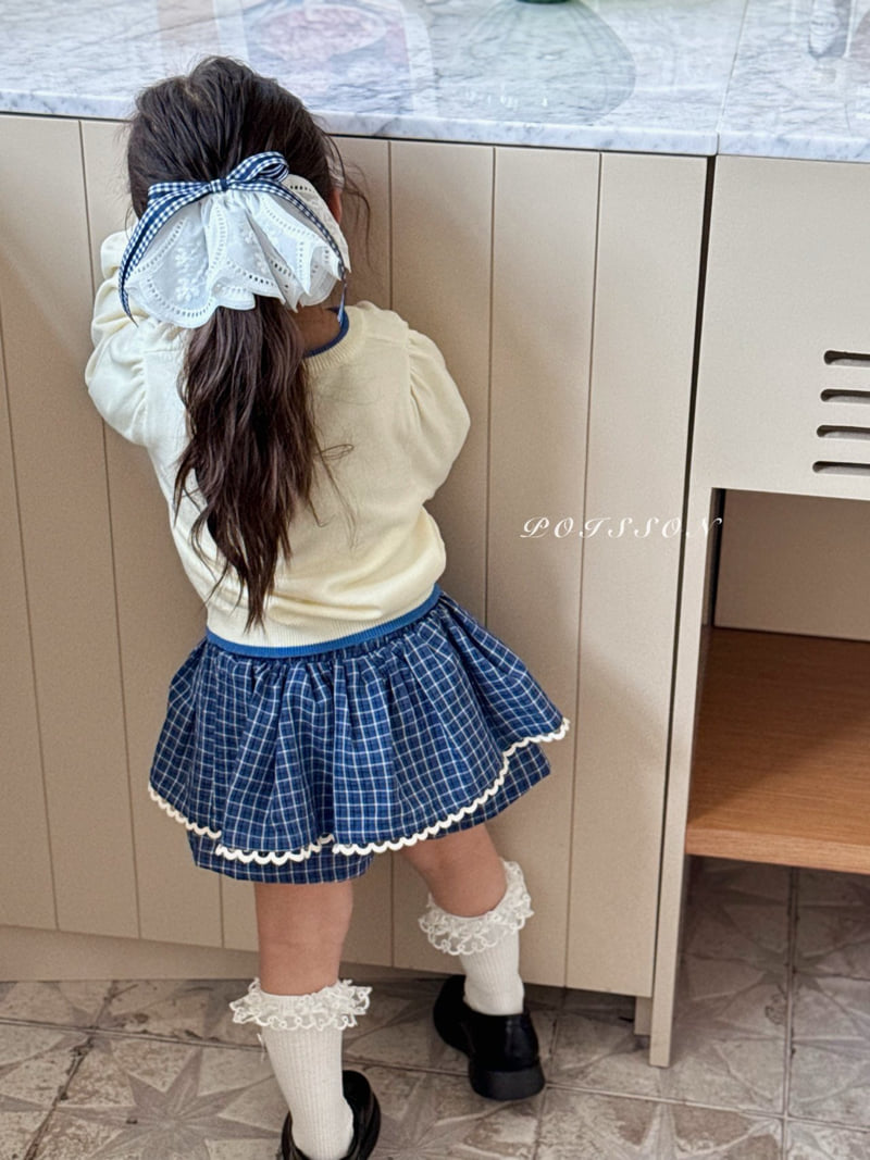 Poisson - Korean Children Fashion - #kidsshorts - Cozy Heart Sweater - 9