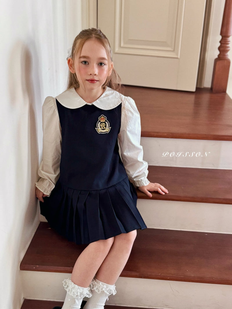 Poisson - Korean Children Fashion - #kidsshorts - Preppy One-piece - 11