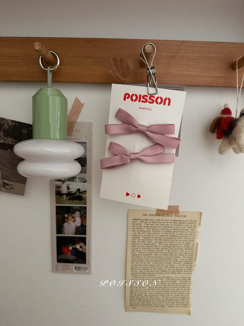 Poisson - Korean Children Fashion - #kidsstore - Madeleine Ribbon Hair Clip - 5