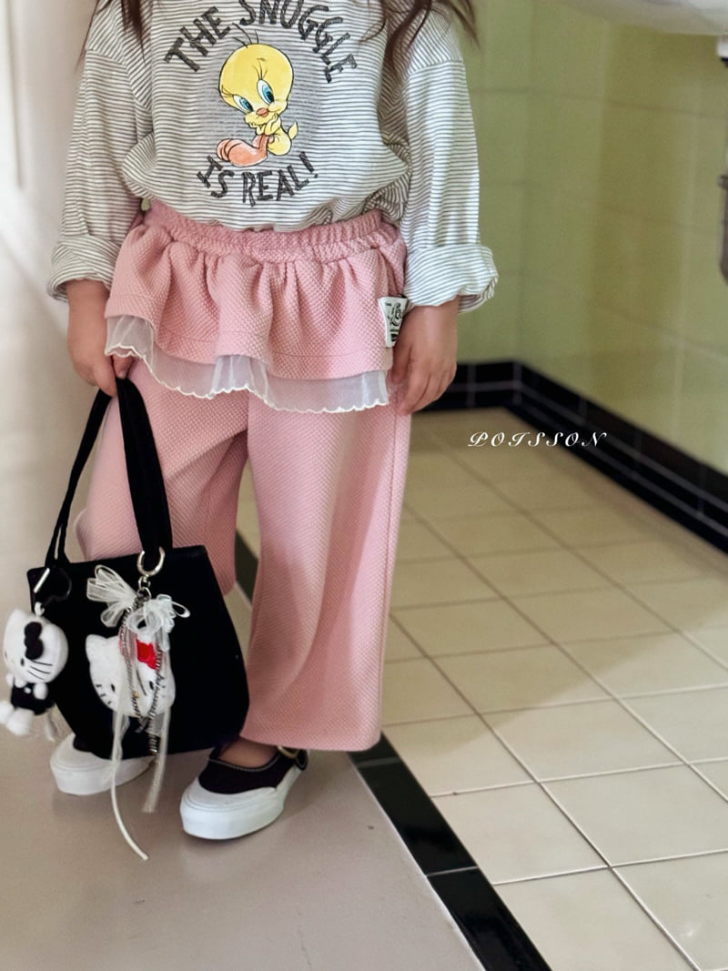 Poisson - Korean Children Fashion - #kidsstore - Muse Frill Pants - 12