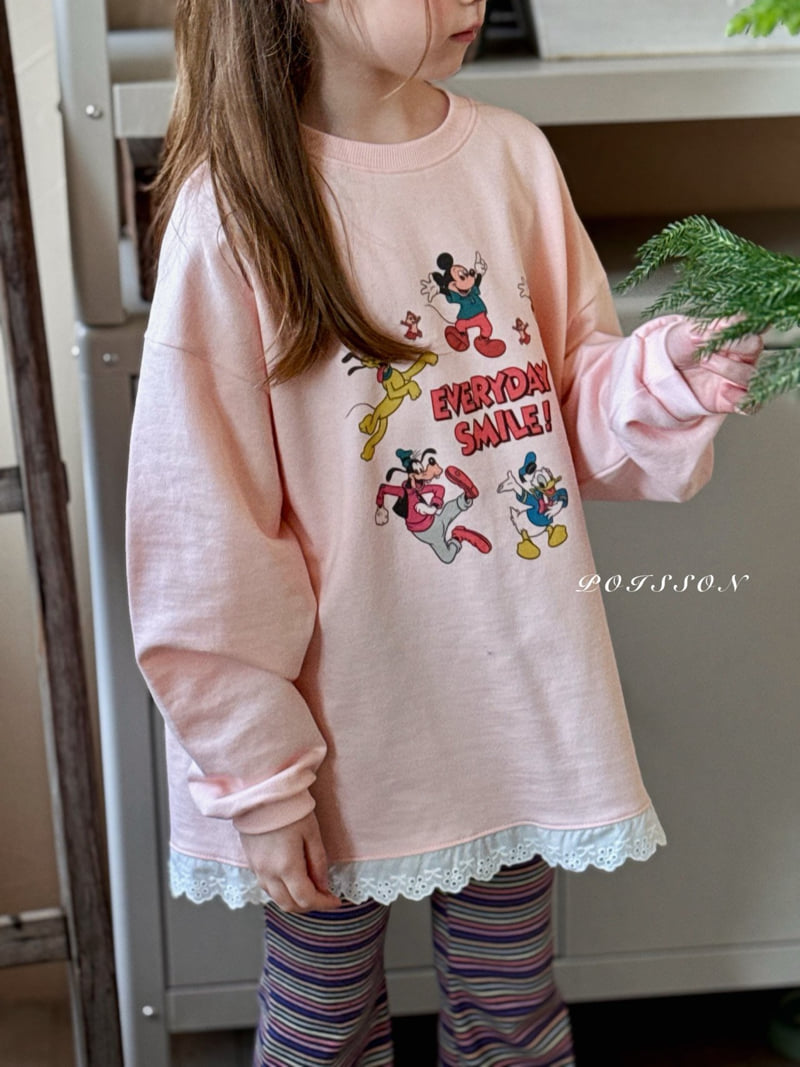 Poisson - Korean Children Fashion - #kidzfashiontrend - Smile D Sweatshirt - 7