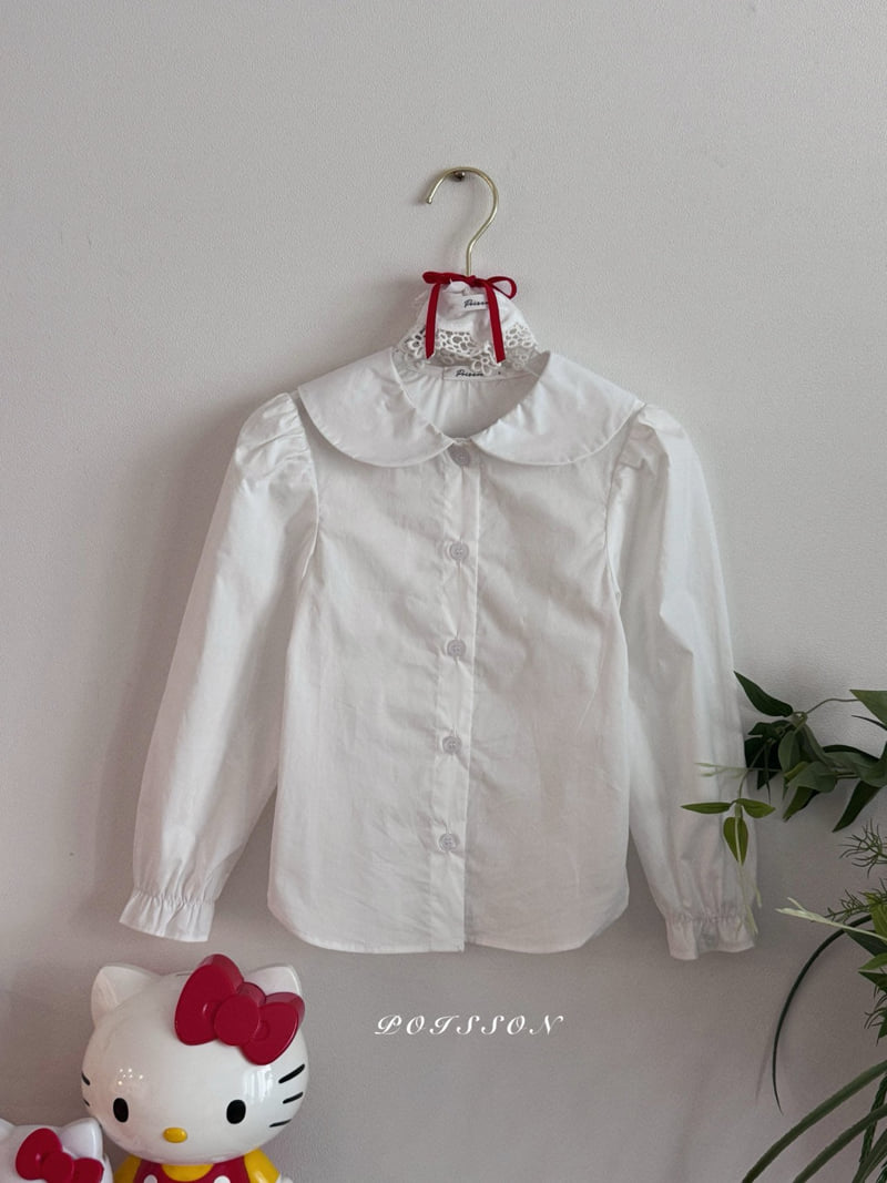 Poisson - Korean Children Fashion - #kidsstore - Bell Collar Shirt - 4