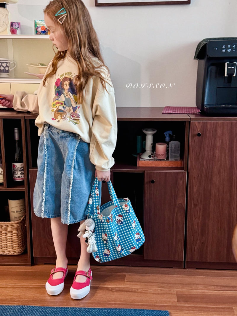 Poisson - Korean Children Fashion - #kidzfashiontrend - Lace Bermuda Pants