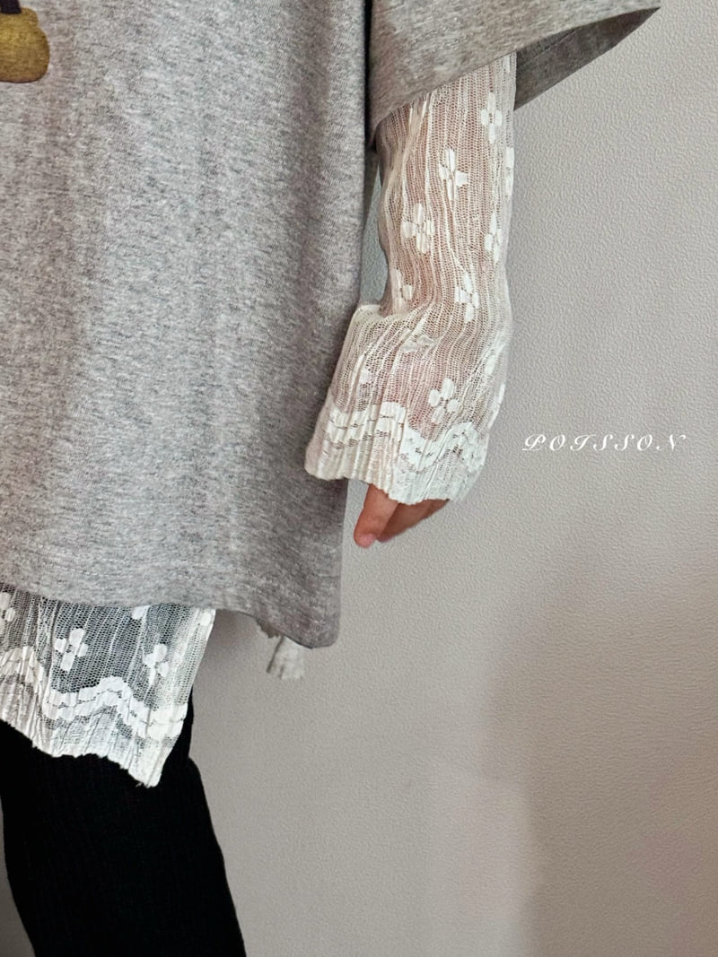 Poisson - Korean Children Fashion - #littlefashionista - Laurel Lace Blouse - 6