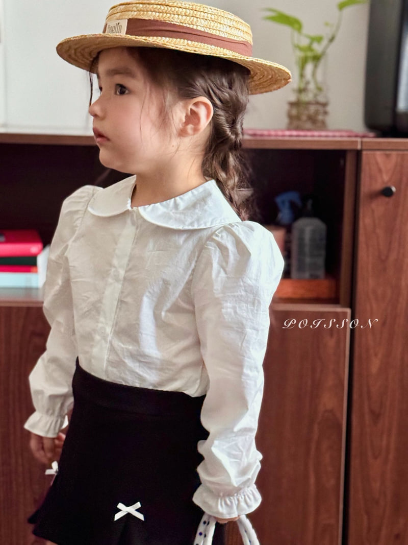Poisson - Korean Children Fashion - #littlefashionista - Bell Collar Shirt - 6