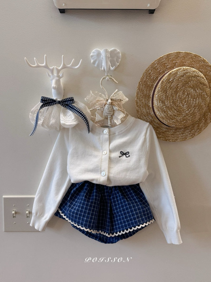 Poisson - Korean Children Fashion - #magicofchildhood - Ribbon Embroidery Cardigan - 6