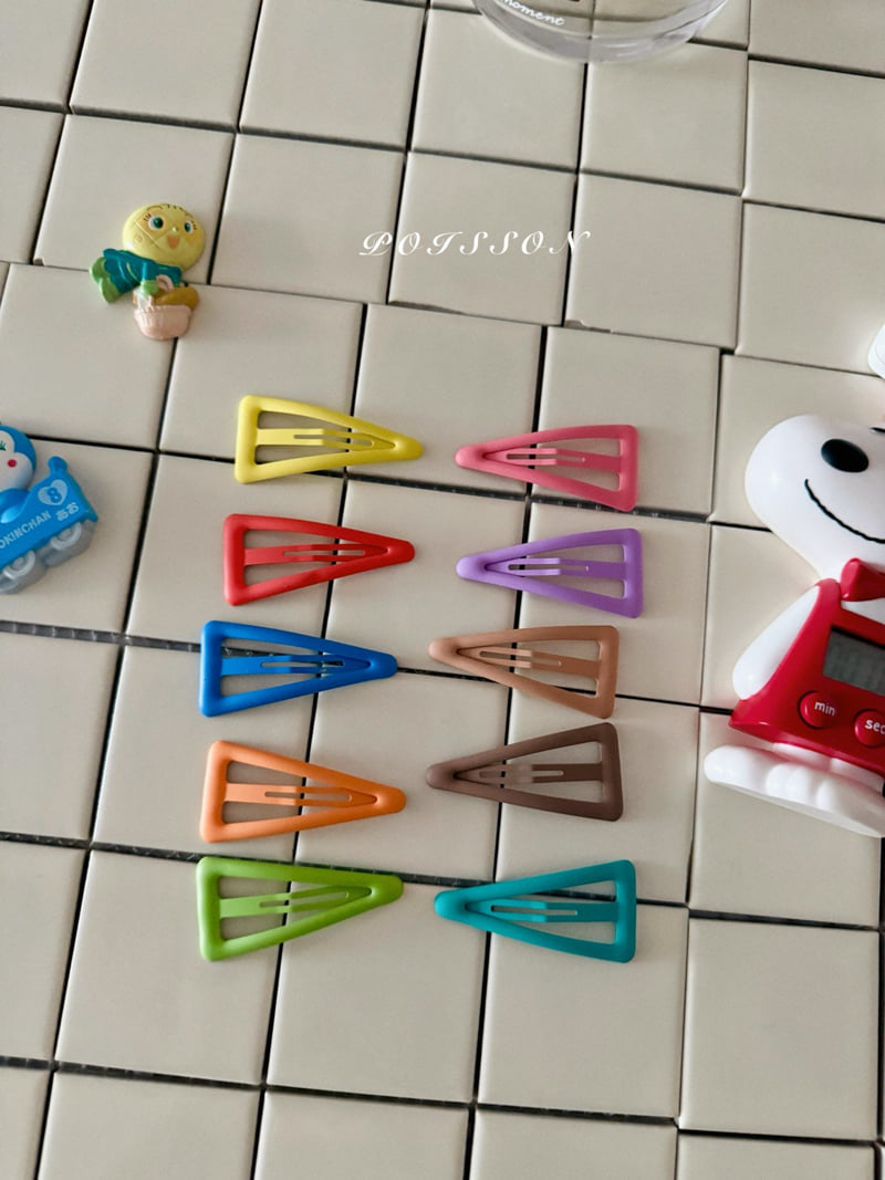 Poisson - Korean Children Fashion - #magicofchildhood - Rainbow Hair Pin Set (set of 10)