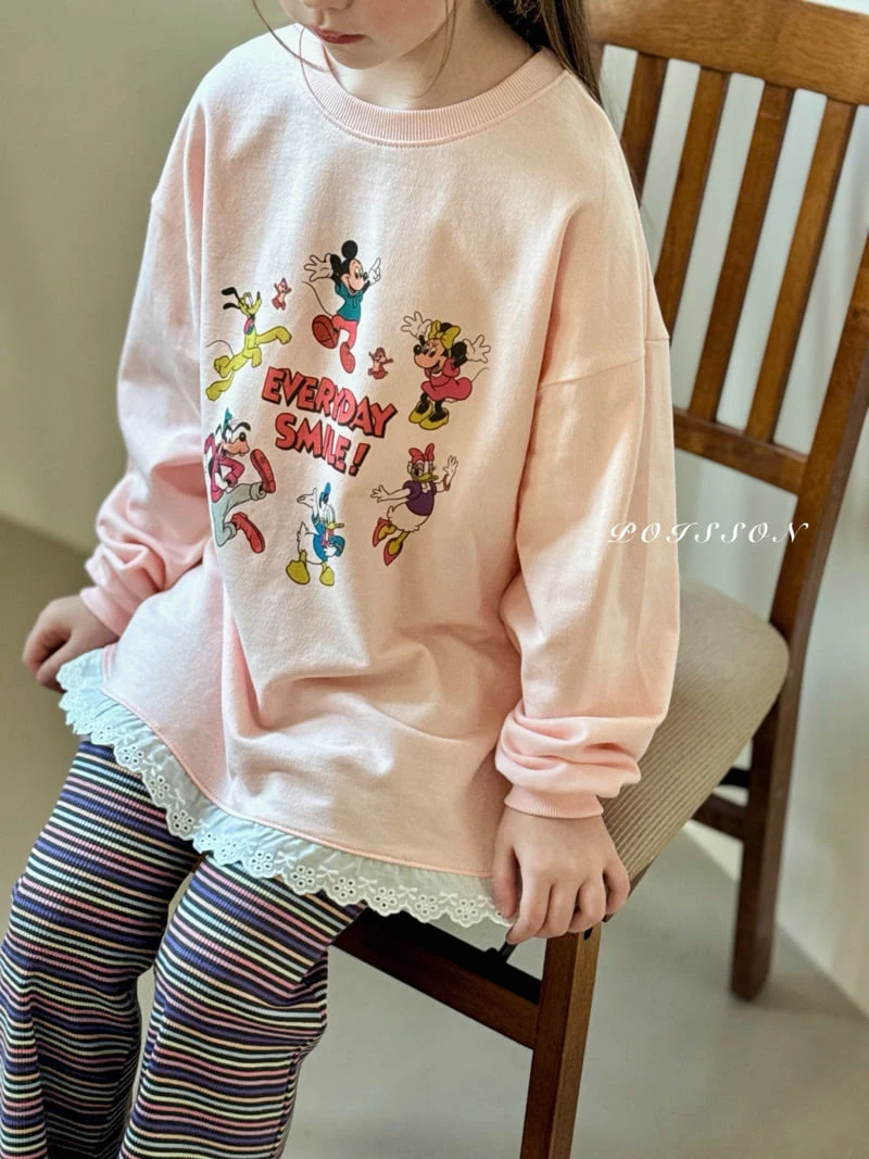 Poisson - Korean Children Fashion - #minifashionista - Smile D Sweatshirt - 11