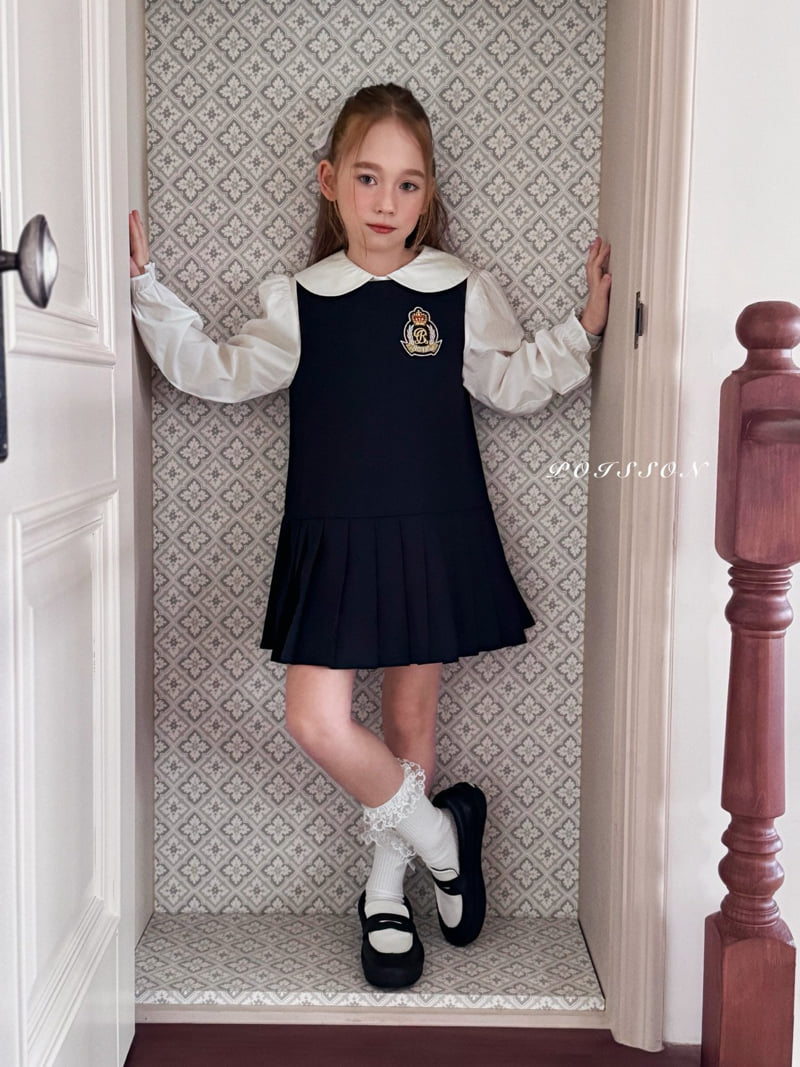 Poisson - Korean Children Fashion - #minifashionista - Preppy One-piece