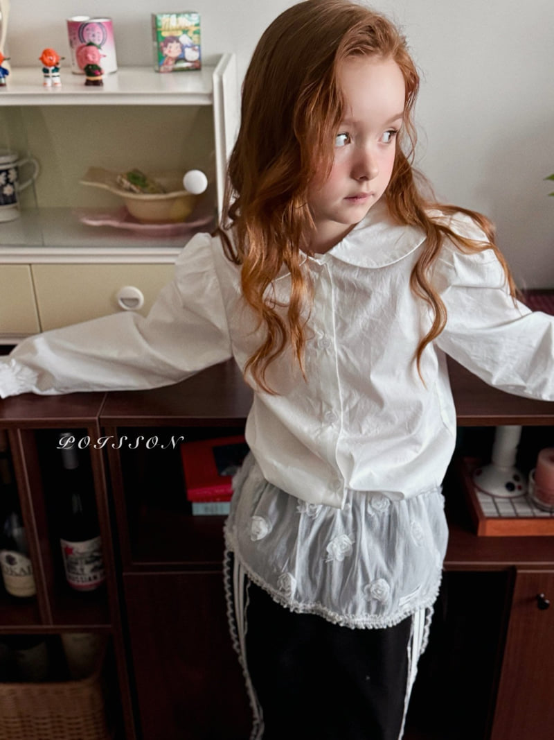 Poisson - Korean Children Fashion - #stylishchildhood - Bell Collar Shirt - 12