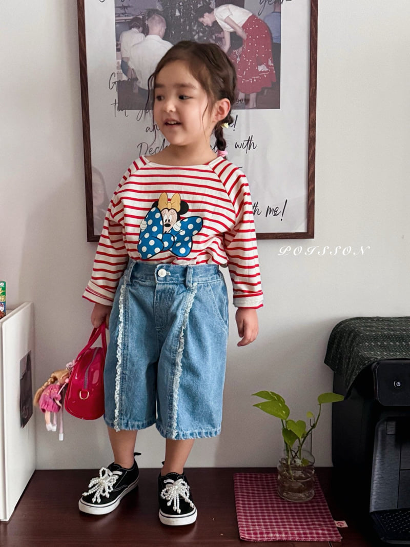 Poisson - Korean Children Fashion - #stylishchildhood - Lace Bermuda Pants - 9