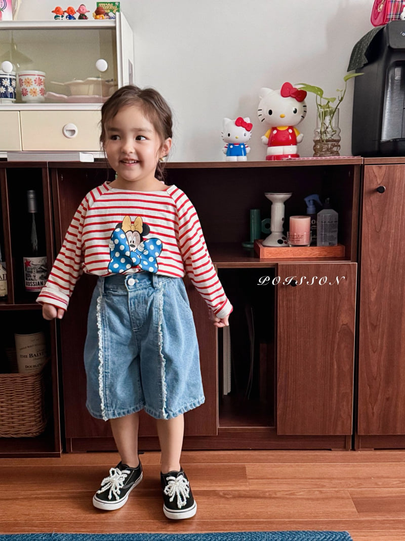 Poisson - Korean Children Fashion - #todddlerfashion - Lace Bermuda Pants - 7