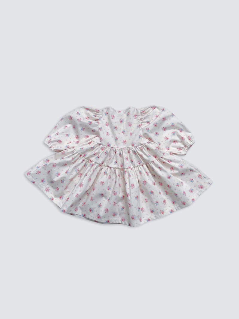 Pom - Korean Baby Fashion - #babyboutique - Tiered One-piece - 5