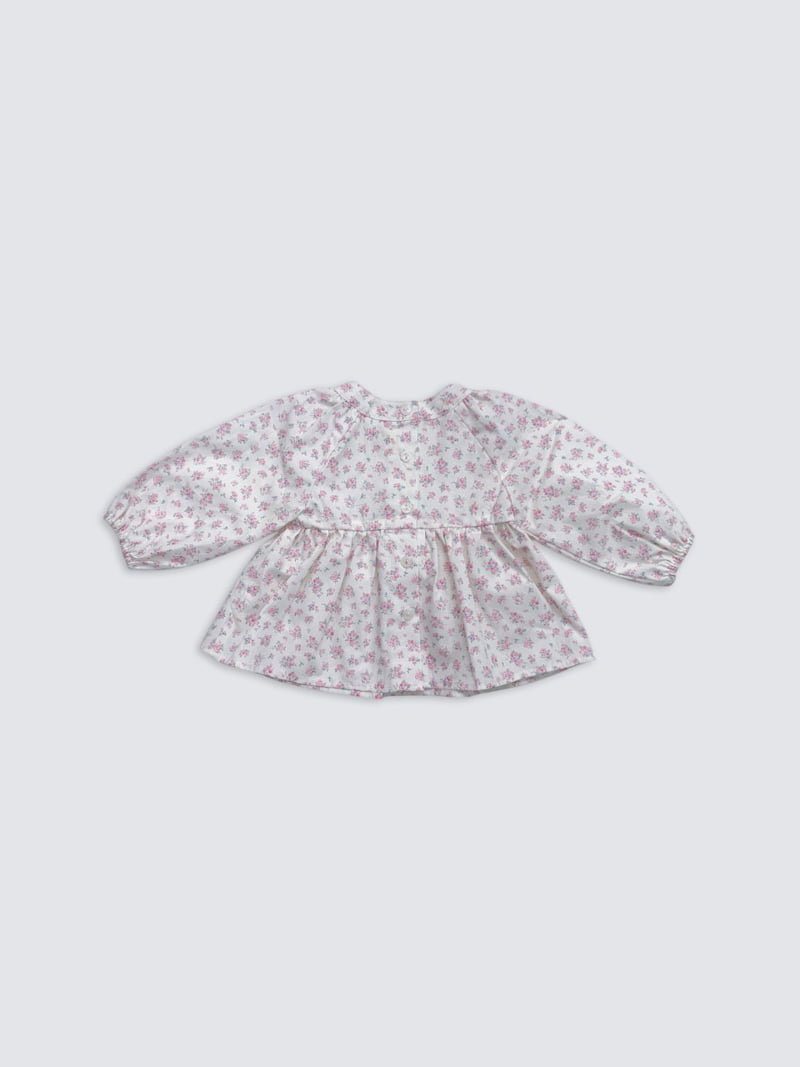 Pom - Korean Baby Fashion - #babyboutique - Flower Blouse - 2