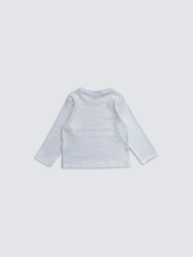 Pom - Korean Baby Fashion - #babyboutique - Ribbed Basic Tee - 10