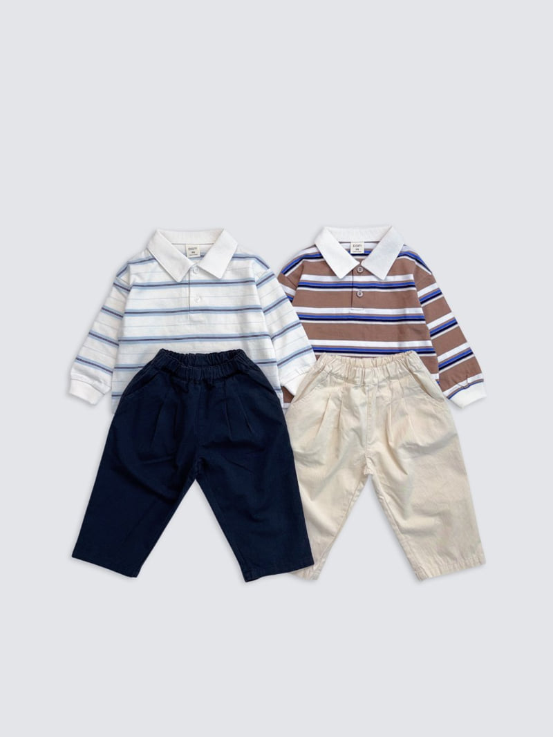 Pom - Korean Baby Fashion - #babyboutique - Two-Tuck Pants