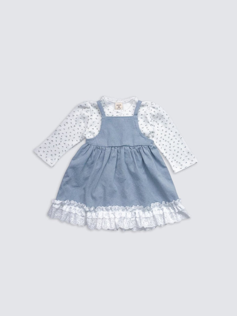 Pom - Korean Baby Fashion - #babyclothing - Apron One-piece - 9