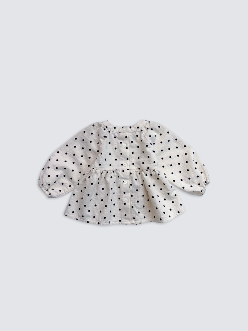 Pom - Korean Baby Fashion - #babyfashion - Dot Blouse - 2