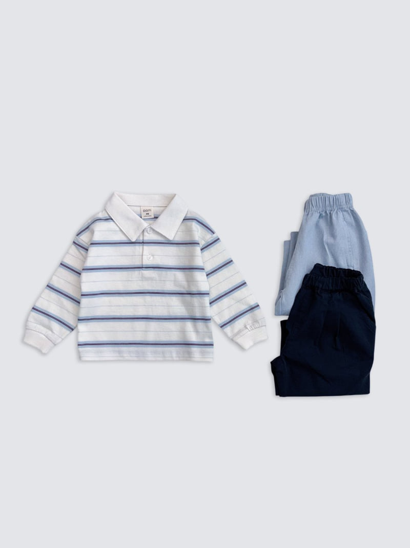 Pom - Korean Baby Fashion - #babyclothing - Two-Tuck Pants - 4