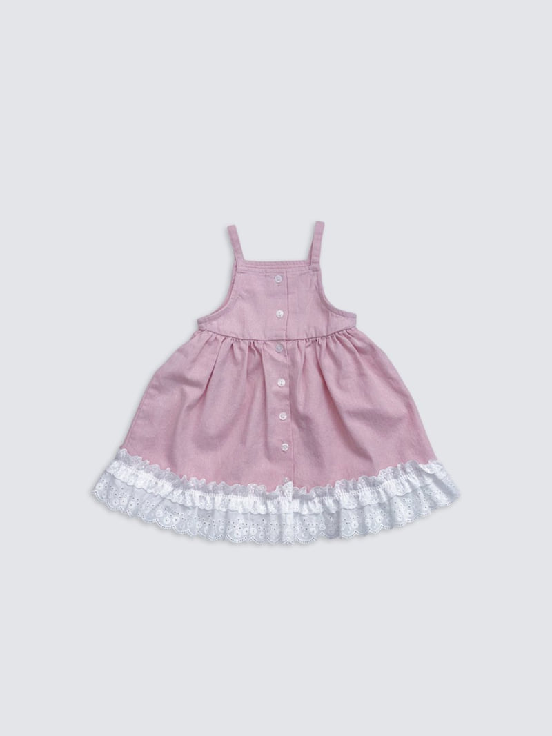 Pom - Korean Baby Fashion - #babyfever - Apron One-piece - 11