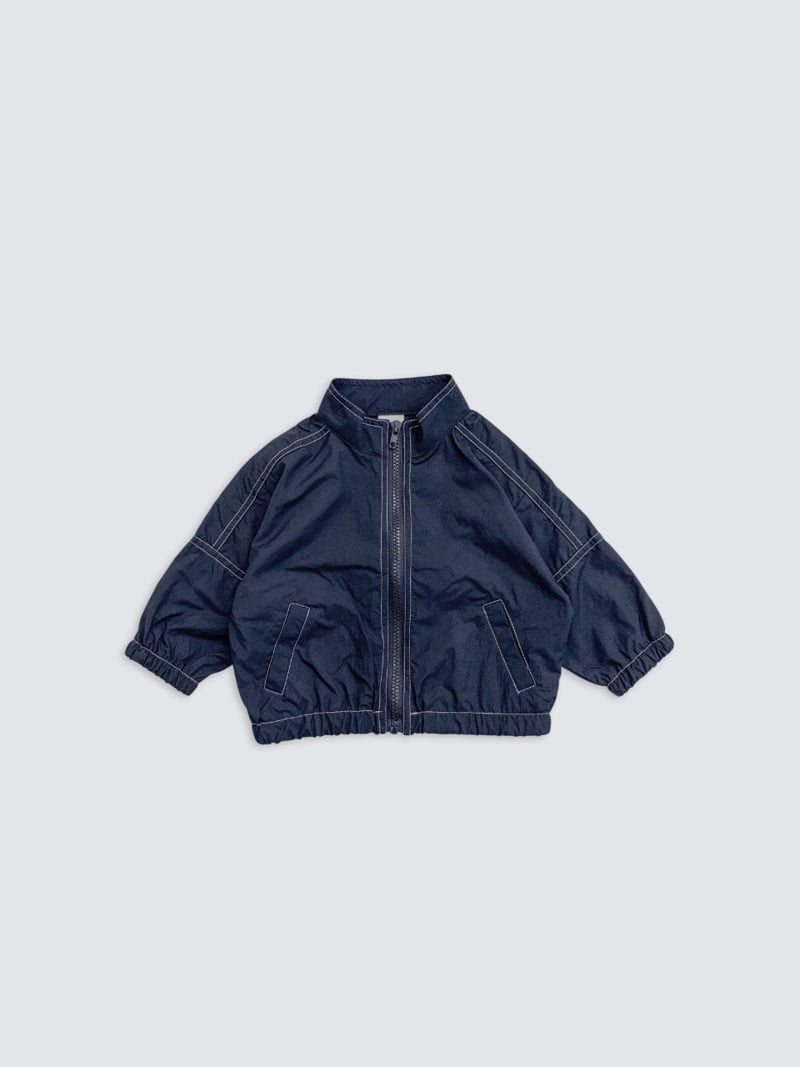 Pom - Korean Baby Fashion - #babyfever - Stitch Wind Jacket - 10
