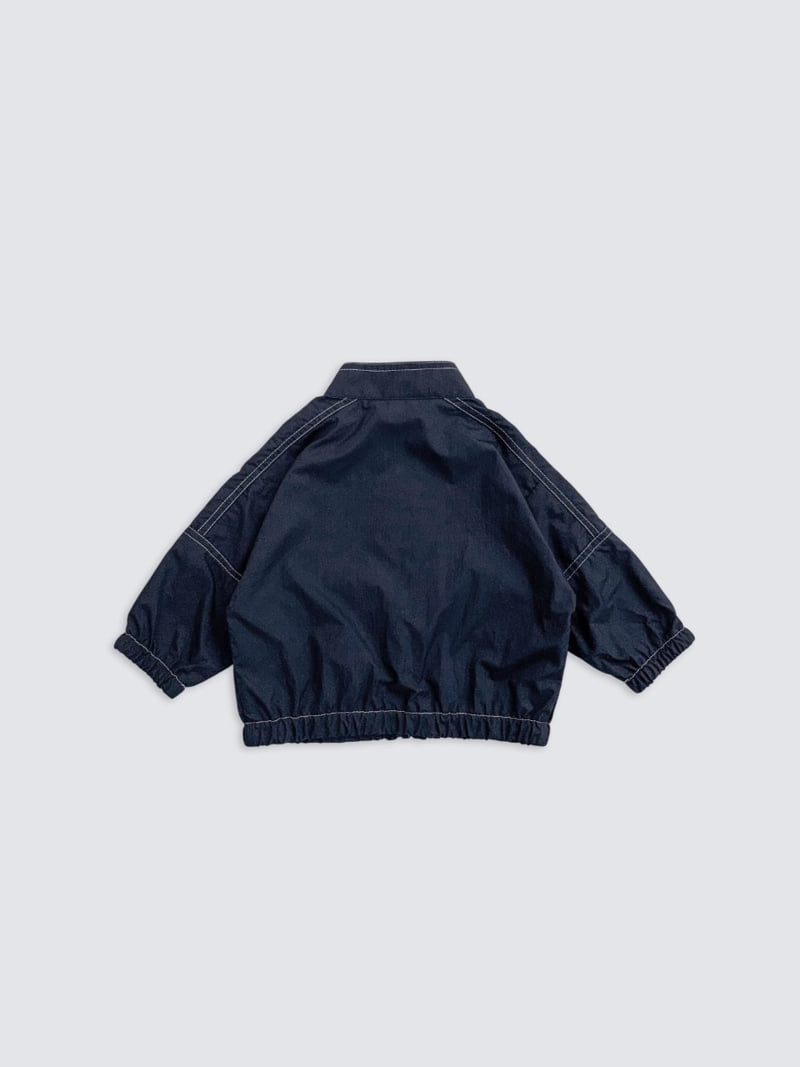 Pom - Korean Baby Fashion - #babygirlfashion - Stitch Wind Jacket - 11