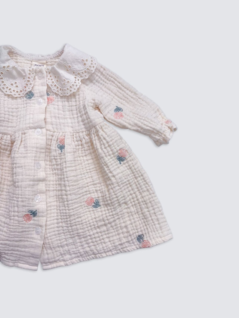 Pom - Korean Baby Fashion - #babygirlfashion - Baby One-piece - 8