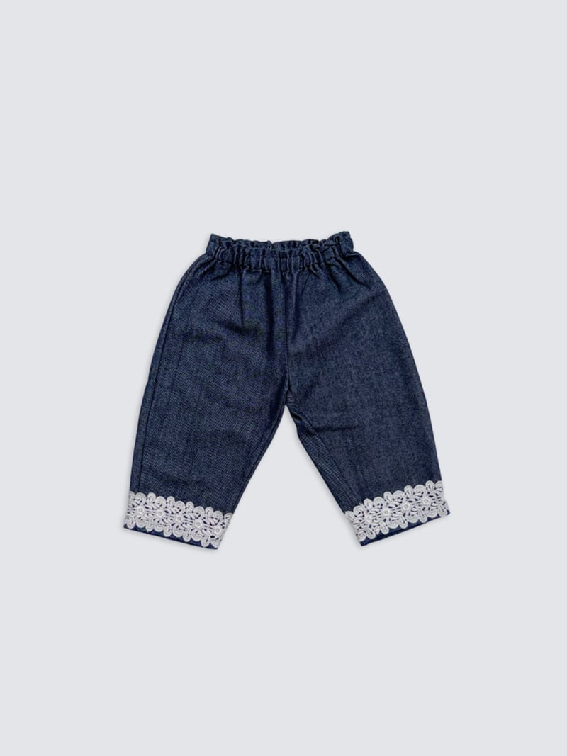 Pom - Korean Baby Fashion - #babygirlfashion - Frill Lace Pants - 8