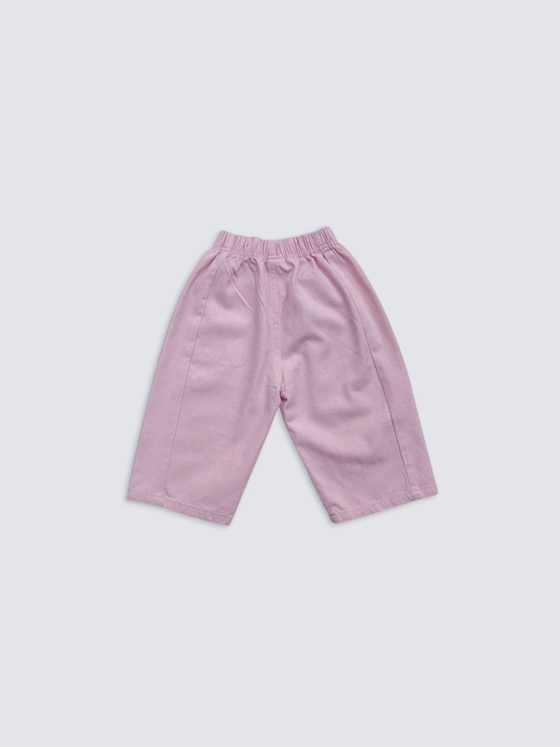 Pom - Korean Baby Fashion - #babygirlfashion - Pigment Panel Pants - 7