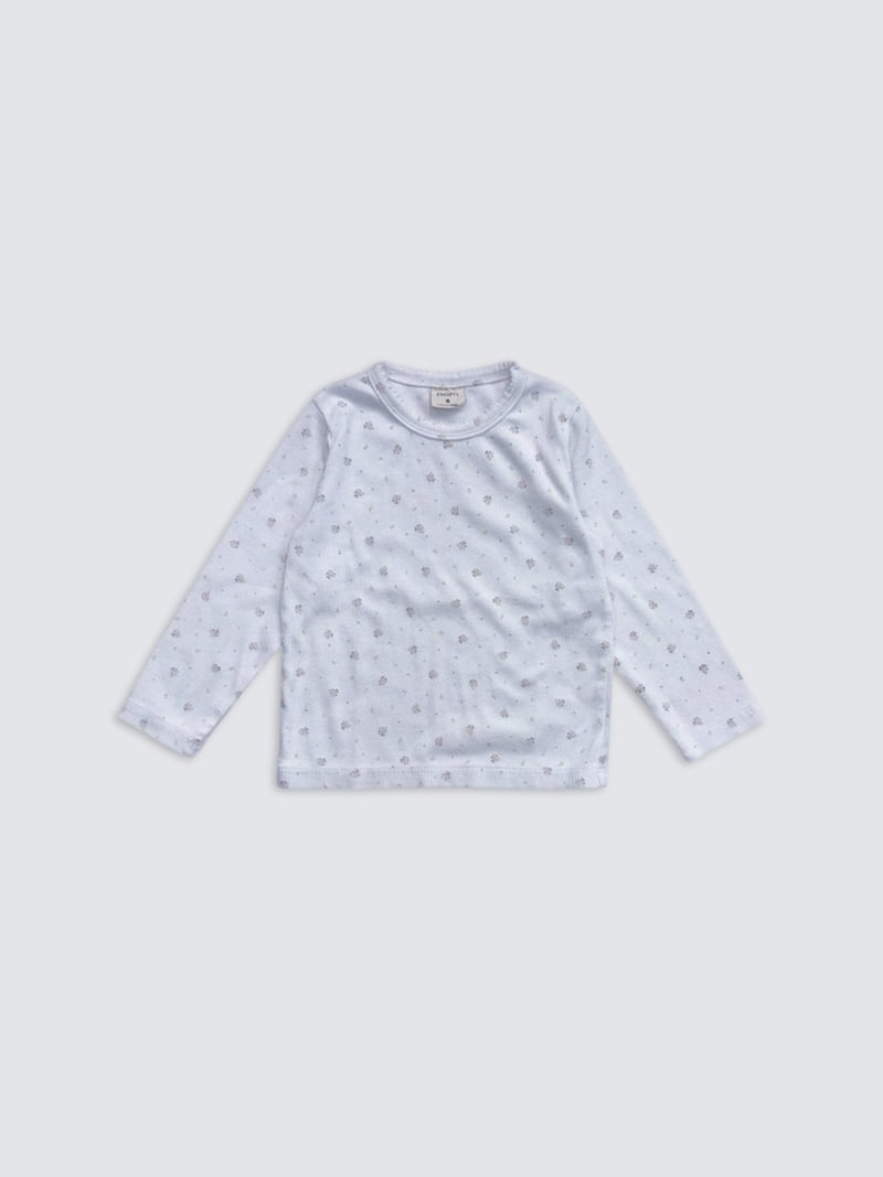 Pom - Korean Baby Fashion - #babygirlfashion - Flower Tee