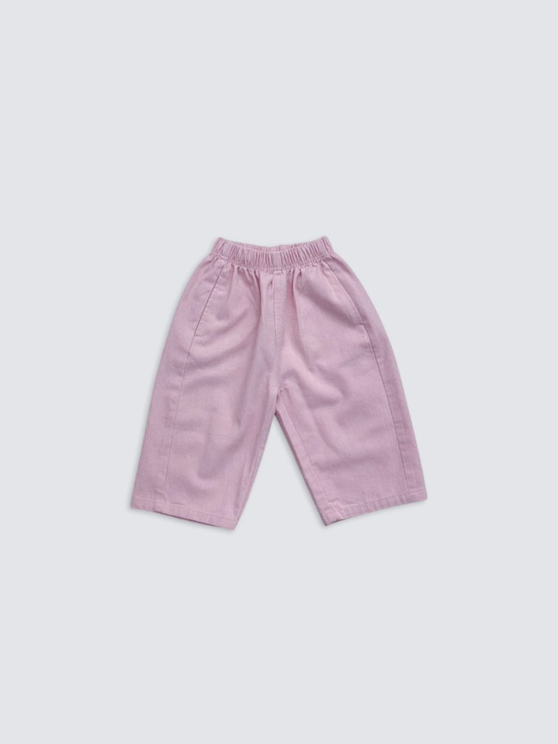 Pom - Korean Baby Fashion - #babylifestyle - Pigment Panel Pants - 8